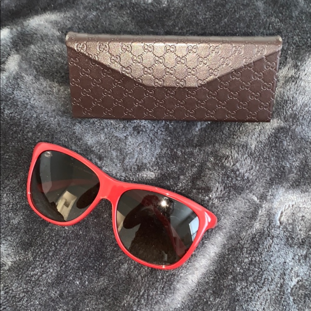 Red Gucci Sunglasses
